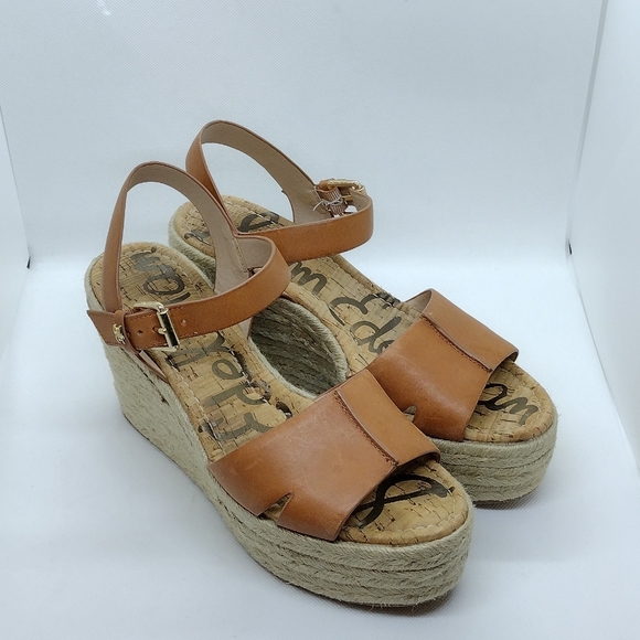 Sam Edelman Maura Wedge in Natural Bluff Size 9.5 - Picture 4 of 10